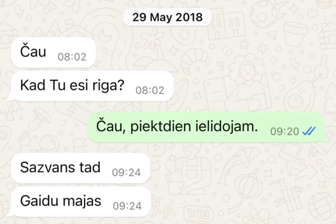 Pēdējā saziņa ar brāli Mārtiņu Kristapam bija 2018. gada 29. maijā.