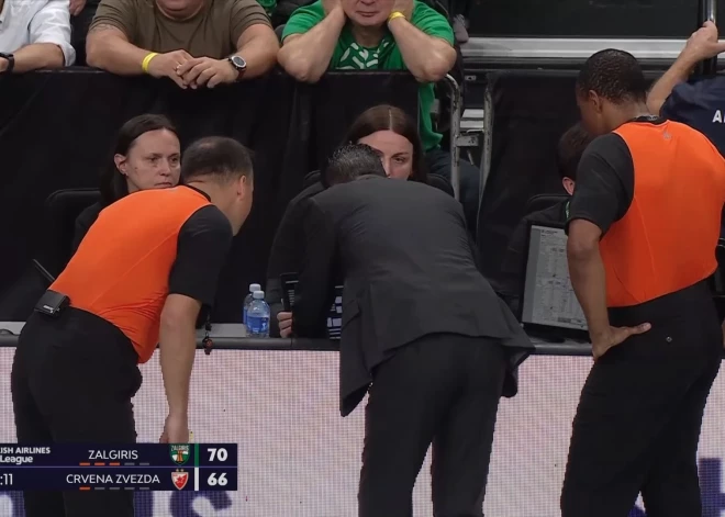 “Žalgira” mačā iesniedz protestu spēles laikā! ULEB Eirolīgā samilst negācijas ap tiesnešu darbu