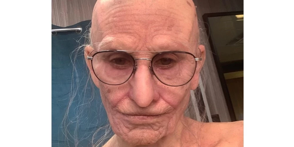 Деми Мур в гриме для фильма "Субстанция".