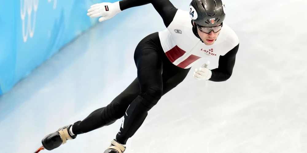 Šortrekists Roberts Krūzbergs.