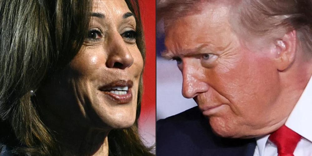 Kamala Harisa un Donalds Tramps