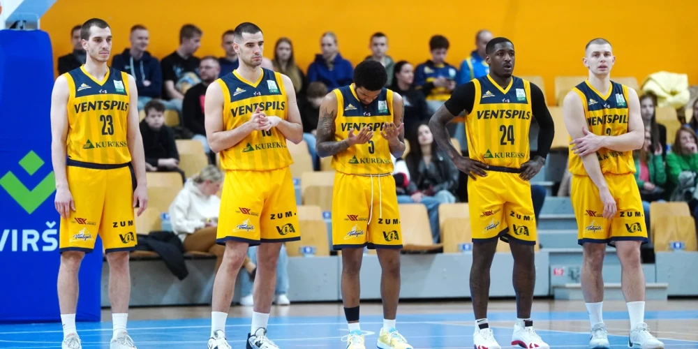 Pusfinālā Ventspils basketbolisti cīnīsies ar Saldus komandu.