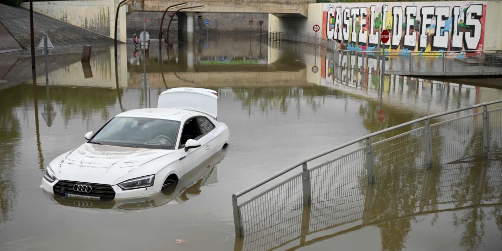 2024. gada 4. novembrī Barselonas priekšpilsēta.