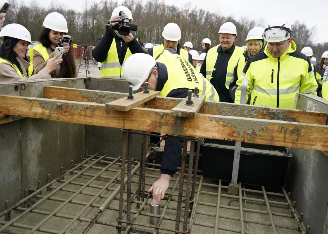 ALTOP industriālā parka pamatos iemūrēta laika kapsula ar vēstījumu nākamajām paaudzēm