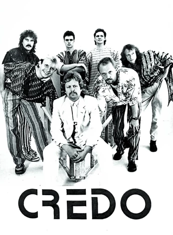 "Credo" 1996. gadā ar Valdi Skujiņu priekšplānā.