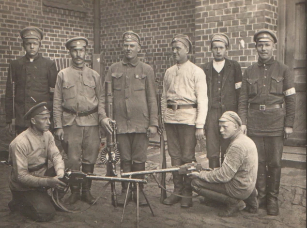 2. Cēsu kājnieku pulka karavīri. 1919. gada vasara.