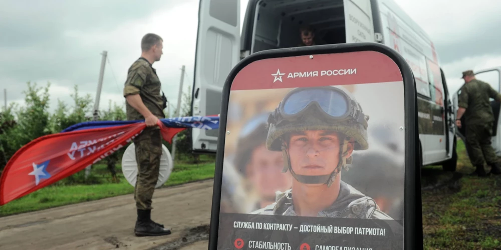 Krievijas okupantu armijas vervēšanas punkts