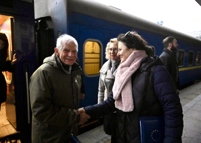 Borels pēdējo reizi ieradies Kijivā kā ES augstais ārlietu pārstāvis