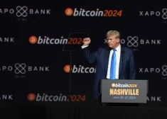 Šovasar Donalds Tramps piedalījās "Bitcoin 2024" pasākumā Tenesī štata Našvilā