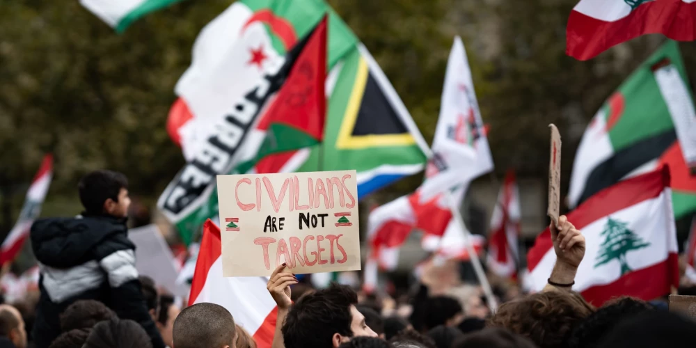 Atbalsta pasākums Libānai.