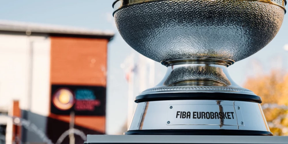 Eiropas čempionāta basketbolā trofeja.