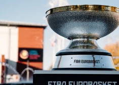 Eiropas čempionāta basketbolā trofeja.