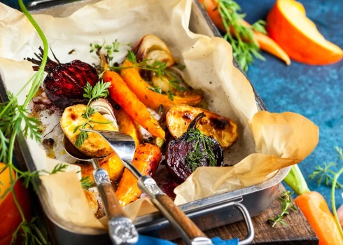 Krāsnī cepti dārzeņi