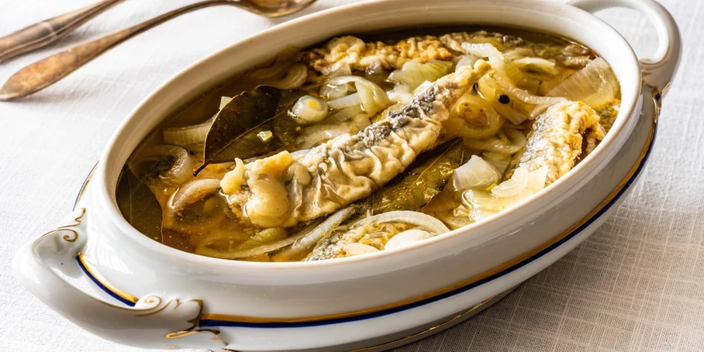 Ceptas marinētas siļķes