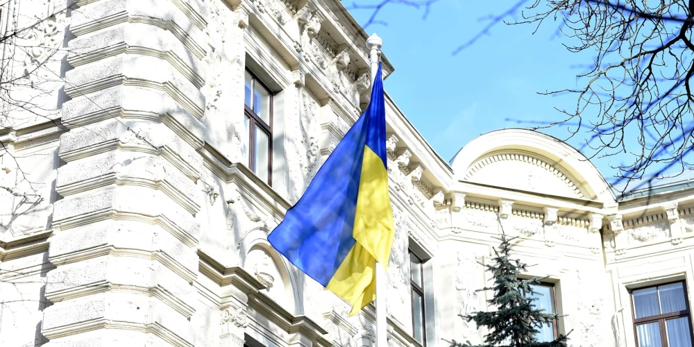 Здание посольства Украины в Риге.
