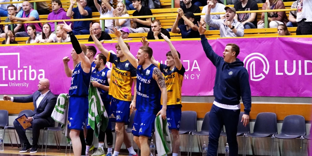 "Ventspils" trešdien Rīgā svinēja uzvaru Latvijas-Igaunijas Basketbola līgas spēlē izbraukumā.