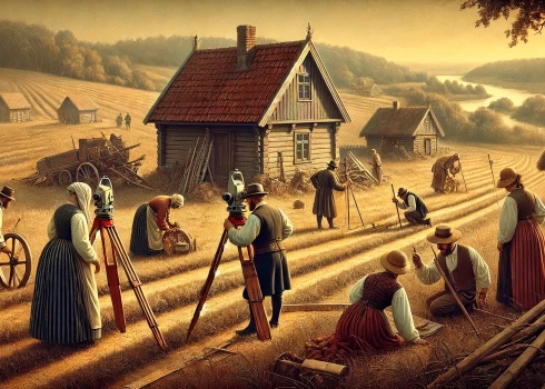 Šādi "Mērnieku laikus" iztēlojies mākslīgais intelekts.