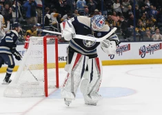 Elvis Merzļikins sekmējis Kolumbusas "Blue Jackets" uzvaru.