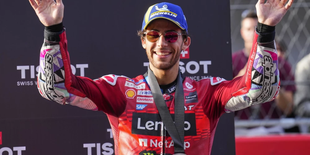 Itālijas motosportists Frančesko Banjaja.