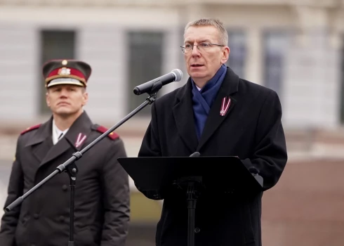 Президент Латвии Эдгар Ринкевич.