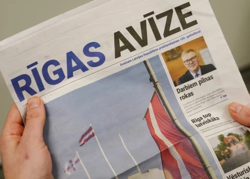 Газета Rīgas Avīze.