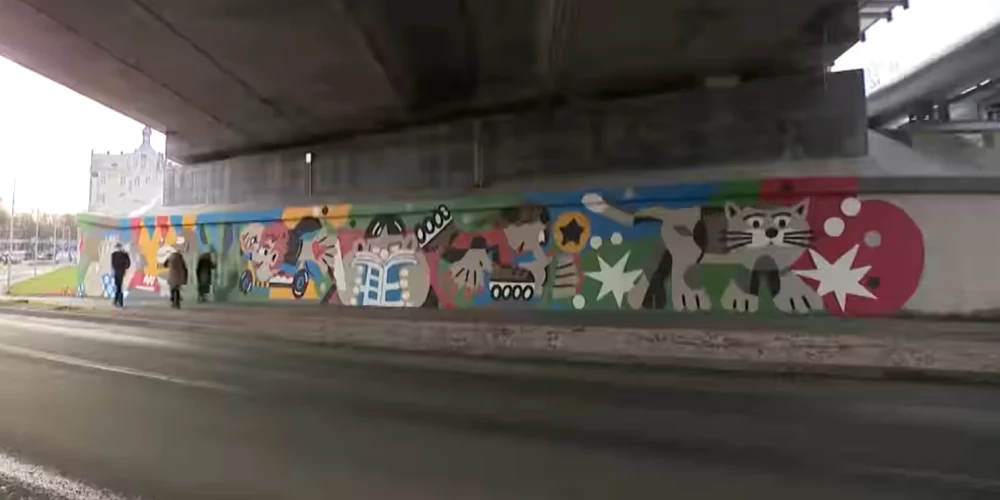 Одна из сторон нового мурала.