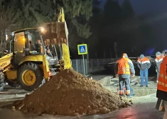 В Бауске обнаружено место повреждения газопровода; ремонт может продолжиться в воскресенье