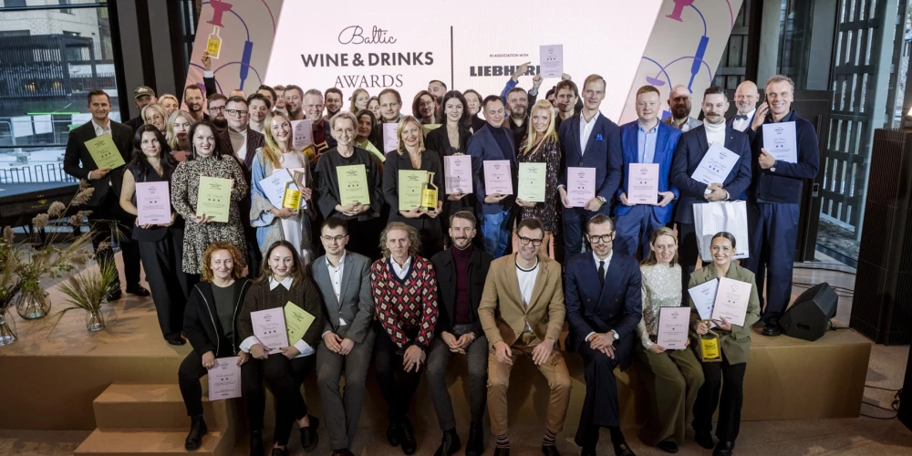 "Baltic Wine & Drinks Awards" konkursa laureāti.