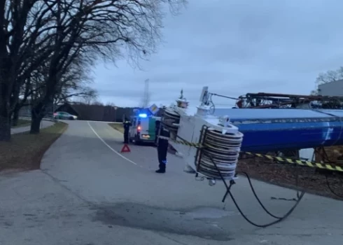 Vieta, kur mazie skolēni Mārupē knapi izvairījās no baisas nāves (foto: Mārupes novada pašvaldība)