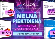 Melnās piektdienas programmatūru izpārdošana: Windows 11 Pro atslēga tikai par 13,55 EUR