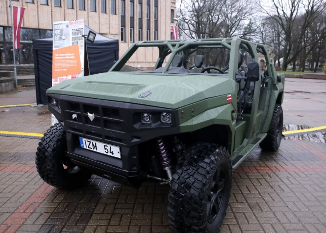 Valdība atbalsta Latvijā ražoto militāro apvidus transportlīdzekļu “VR FOX” iegādi