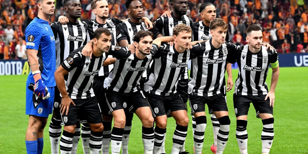 Saloniku PAOK pirms šīs sezonas UEFA Eiropas līgas pamatturnīra pirmās spēles Stambulā ar “Galatasaray”.