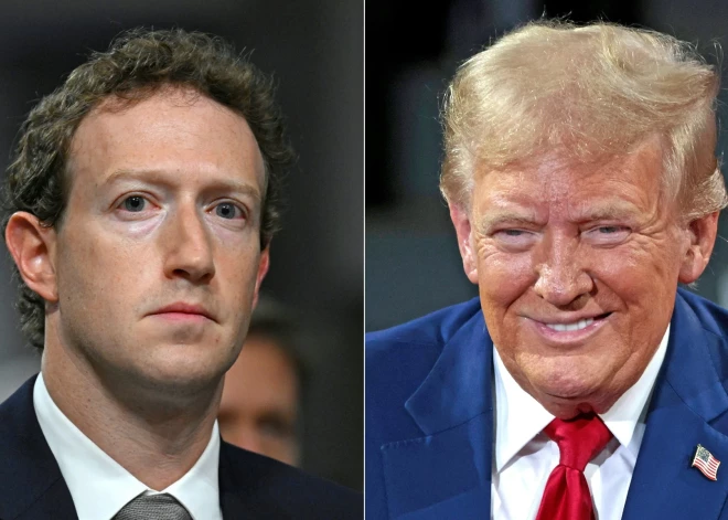 Jauna dzirksts? Marks Zakerbergs ticies ar Donaldu Trampu