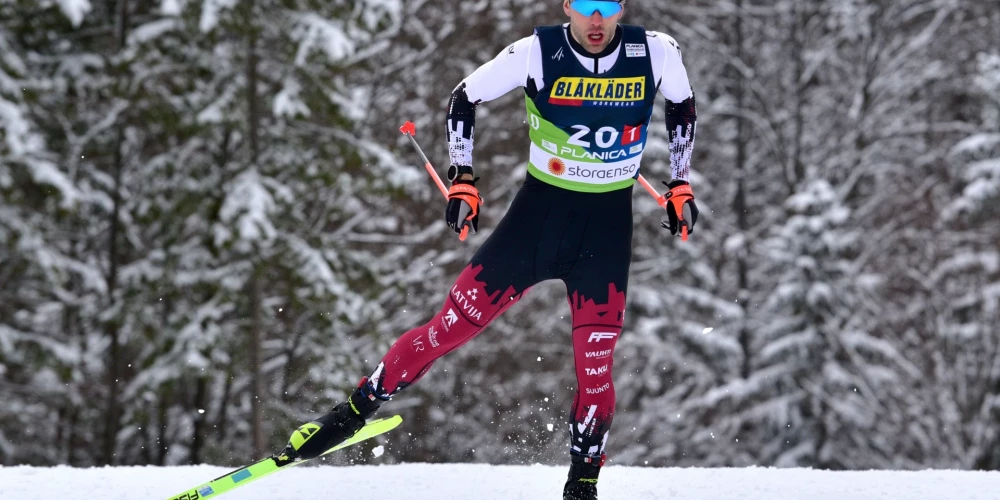 Latvijas slēpošanas izlases līderis Raimo Vīgants.