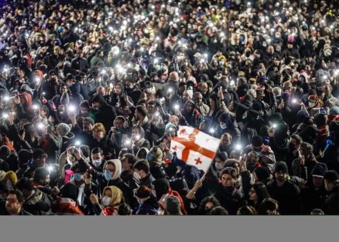 Protesti Gruzijā. 