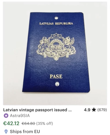 Pasi iespējams savā īpašuma iegūt par 42 eiro.