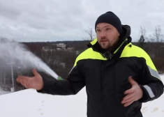 VIDEO: sniega trūkuma dēļ slēpošanas trases cieš pamatīgus zaudējumus. Kad tiks atklāta sezona?