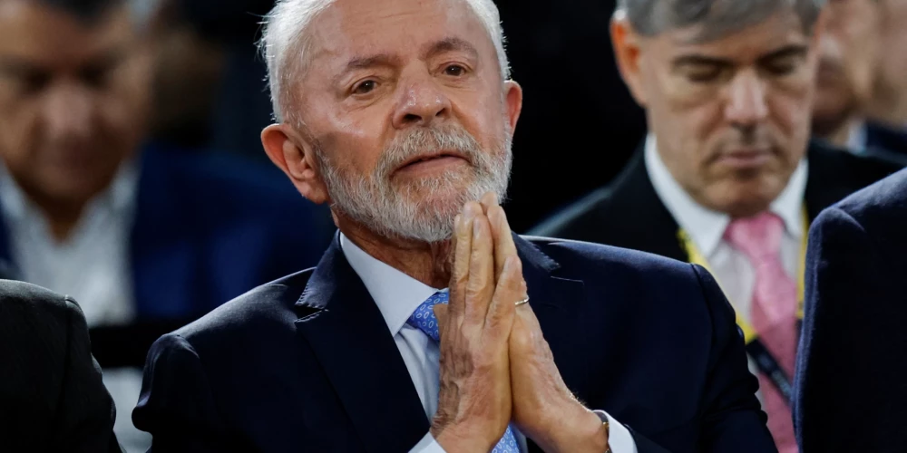 Brazīlijas prezidents Luizs Inasiu Lula da Silva. 