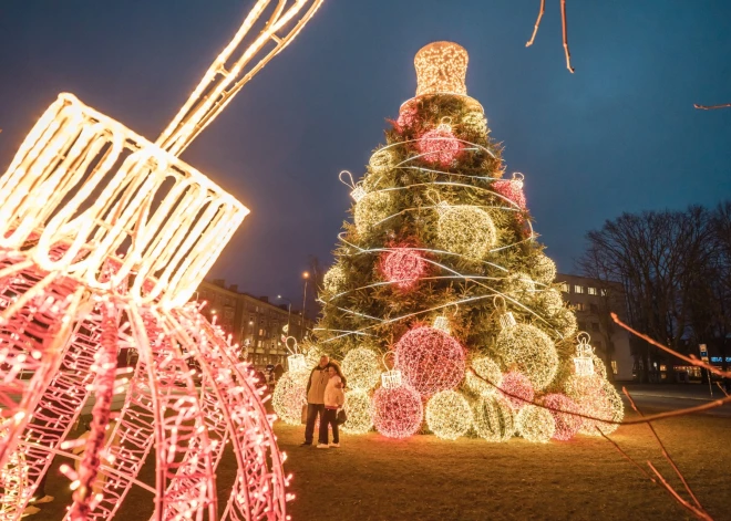 Ziemassvētku eglīte 2024. gadā Liepājā.