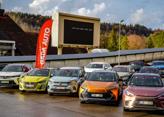 “Latvijas Gada auto 2025” nominētie auto.