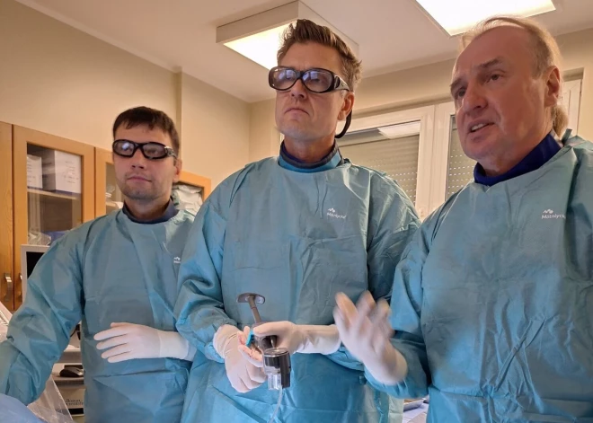 Liepājā veikta unikāla stentu implantācija