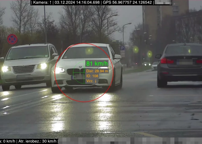 Automatizētā ātruma kontrole pie izglītības iestādēm uzrāda milzīgu skaitu pārkāpēju