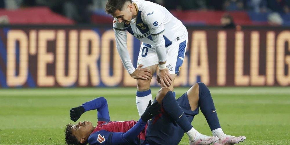 Potītes savainojums izsit Laminu Jamalu no "Barcelona" sastāva uz mēnesi.