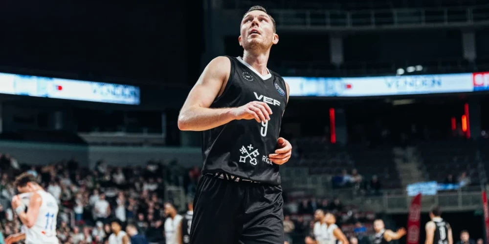 VEF kapteinis Dairis Bertāns pēdējā Čempionu līgas spēlē bija komandas rezultatīvākais vīrs.