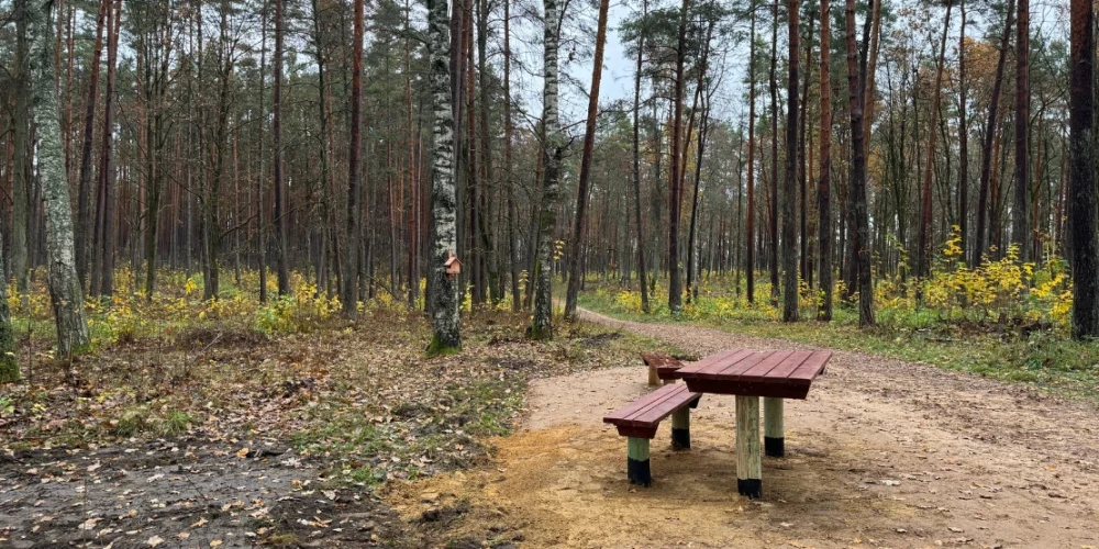 Šmerļa mežā atklāta Pieejamības taka. 