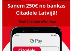 Krāpnieki izplata viltus loterijas un SMS bankas "Citadele" vārdā.