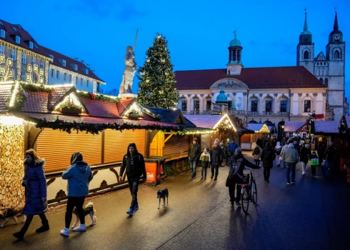 Par draudiem Brēmerhāfenes Ziemassvētku tirgum Vācijā aiztur vīrieti. 