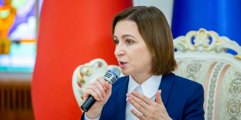 Moldovas prezidente Maija Sandu.