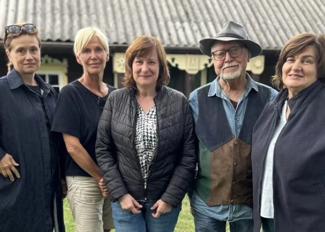 Jānis Streičs savas sievas mājās Lietuvā uzņem viesus no Latvijas.