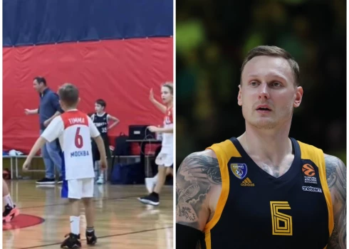 Mazais Hektors jau iepriekš vairākkārt manīts basketbola spēlēs ar krekliņu, ko rotā Timmas uzvārds.